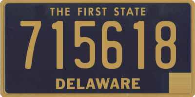 DE license plate 715618