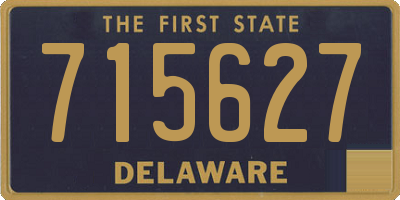 DE license plate 715627