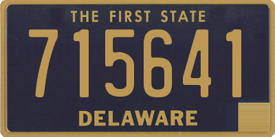 DE license plate 715641