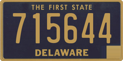 DE license plate 715644