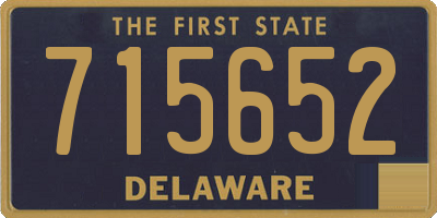 DE license plate 715652