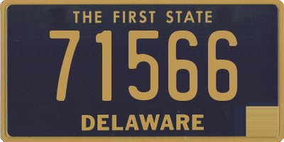 DE license plate 71566