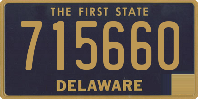 DE license plate 715660