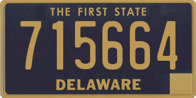 DE license plate 715664
