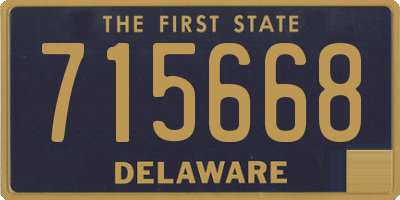 DE license plate 715668