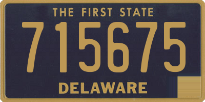 DE license plate 715675
