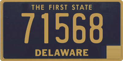 DE license plate 71568