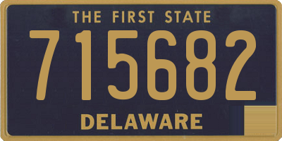 DE license plate 715682