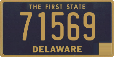 DE license plate 71569