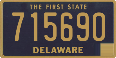 DE license plate 715690