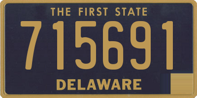 DE license plate 715691