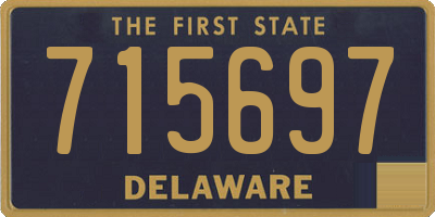 DE license plate 715697