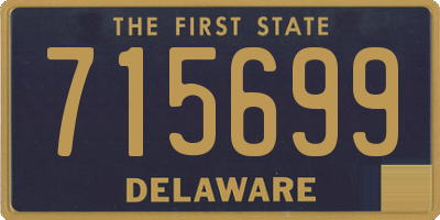 DE license plate 715699