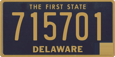 DE license plate 715701