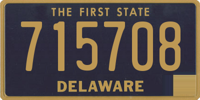 DE license plate 715708