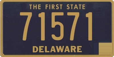 DE license plate 71571