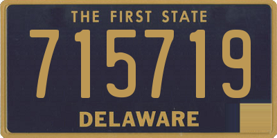 DE license plate 715719