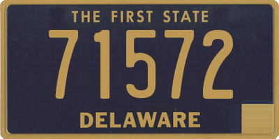 DE license plate 71572