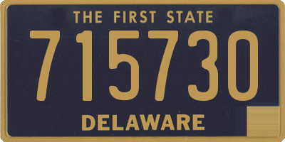 DE license plate 715730