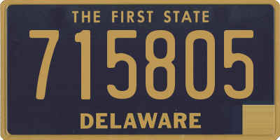 DE license plate 715805
