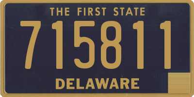 DE license plate 715811