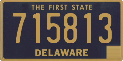 DE license plate 715813