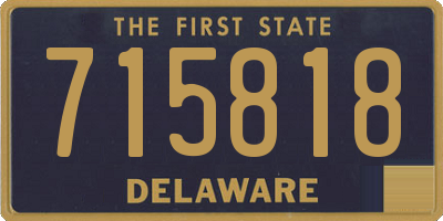 DE license plate 715818