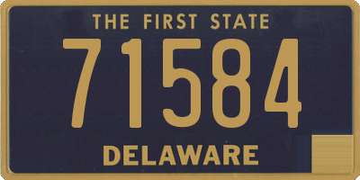 DE license plate 71584