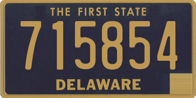 DE license plate 715854