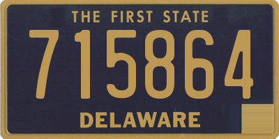DE license plate 715864