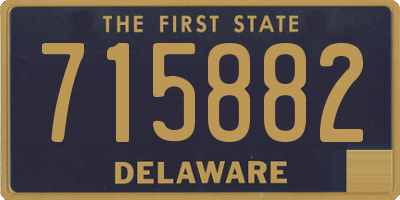 DE license plate 715882