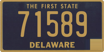 DE license plate 71589
