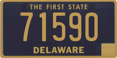 DE license plate 71590