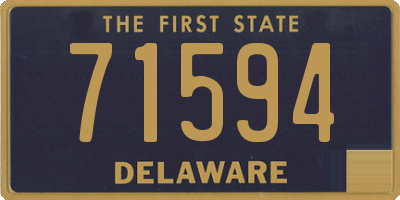 DE license plate 71594