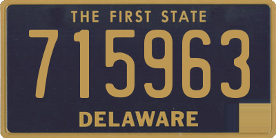 DE license plate 715963