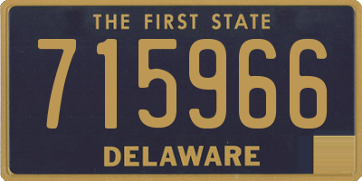 DE license plate 715966
