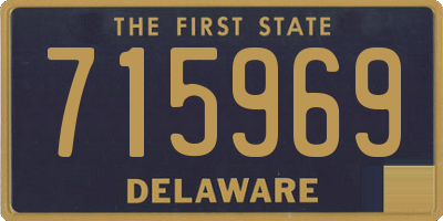 DE license plate 715969