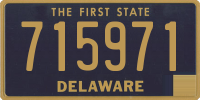 DE license plate 715971