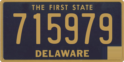 DE license plate 715979
