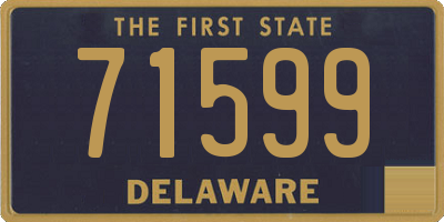 DE license plate 71599