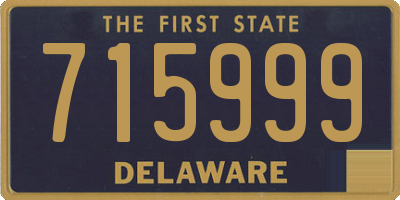 DE license plate 715999
