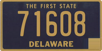 DE license plate 71608