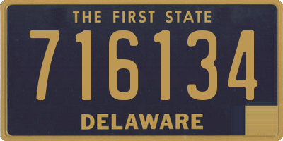 DE license plate 716134