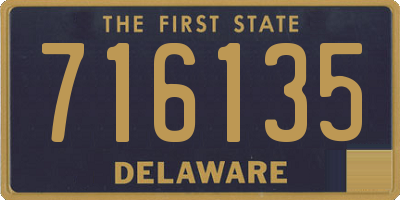 DE license plate 716135