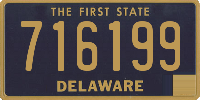 DE license plate 716199
