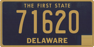 DE license plate 71620