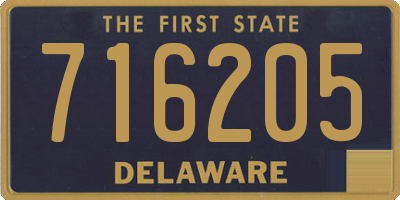 DE license plate 716205