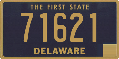 DE license plate 71621