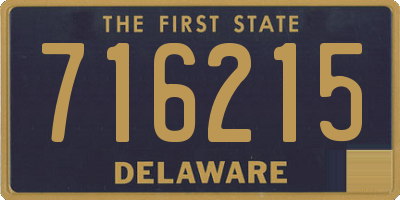 DE license plate 716215