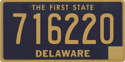 DE license plate 716220